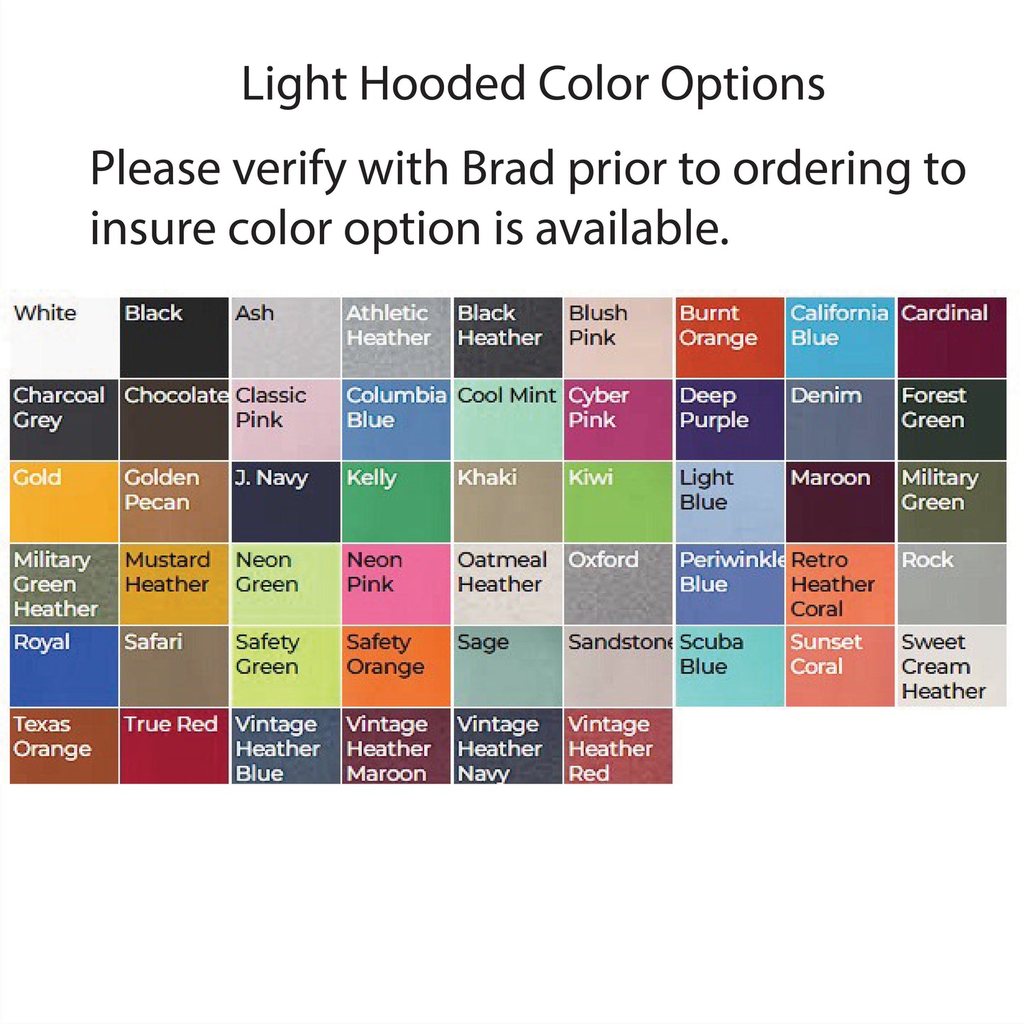 Light Hooded Sweatshirt Pre-Sale