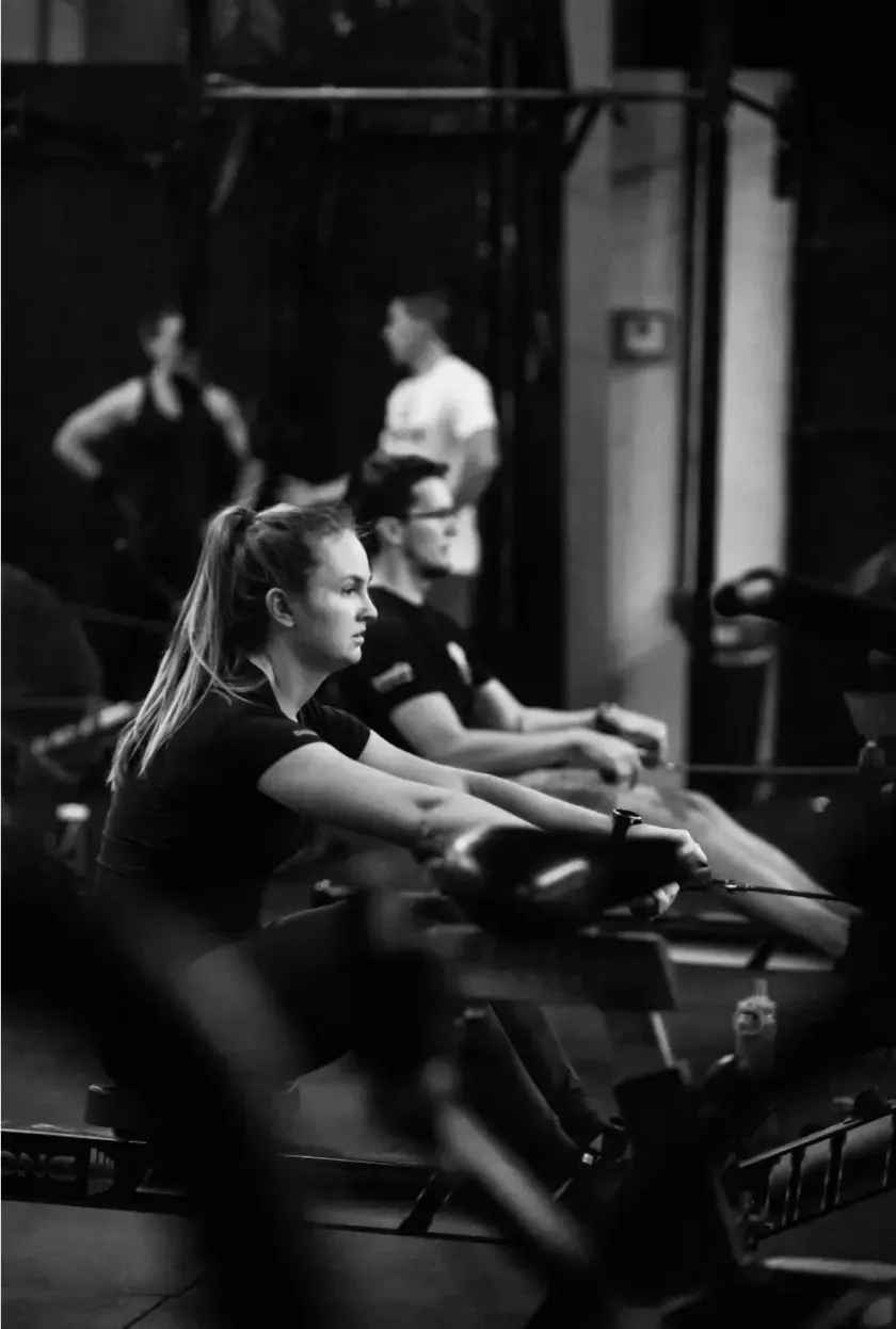 Be Strong members training together