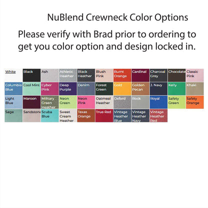 NuBlend Crewneck Sweatshirt Pre-Sale